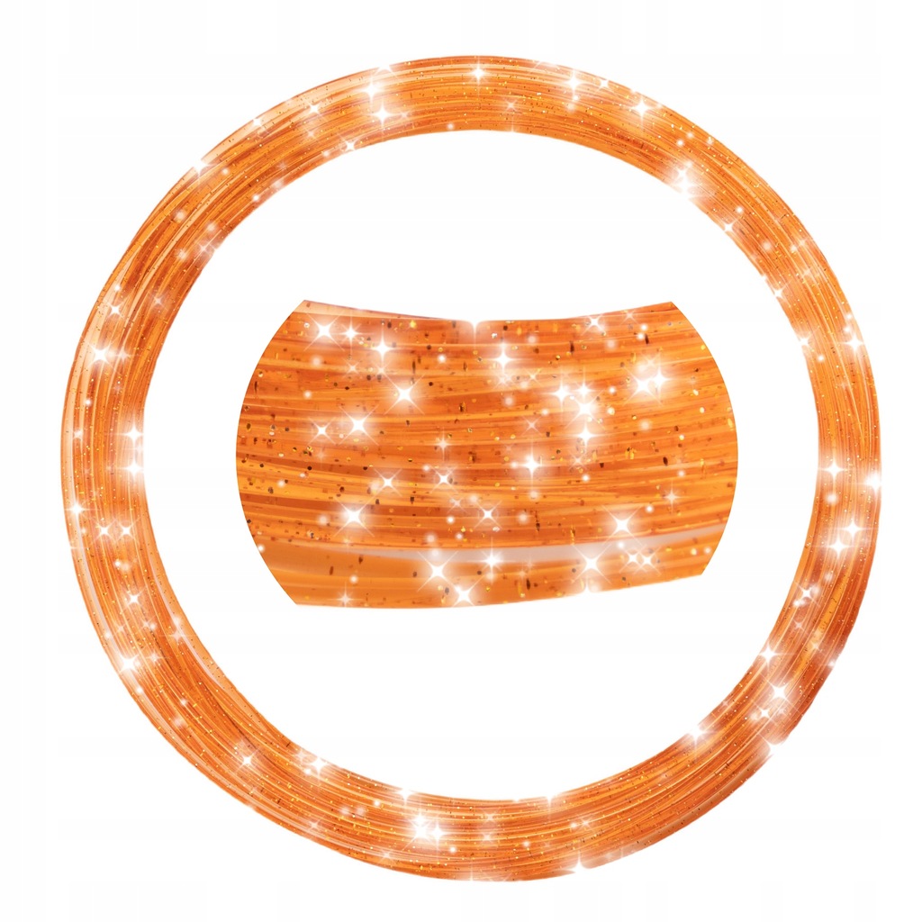 Filament Printest PLA Pomarańczowy Brokatowy/Mieniący (ORANGE GLITTER)