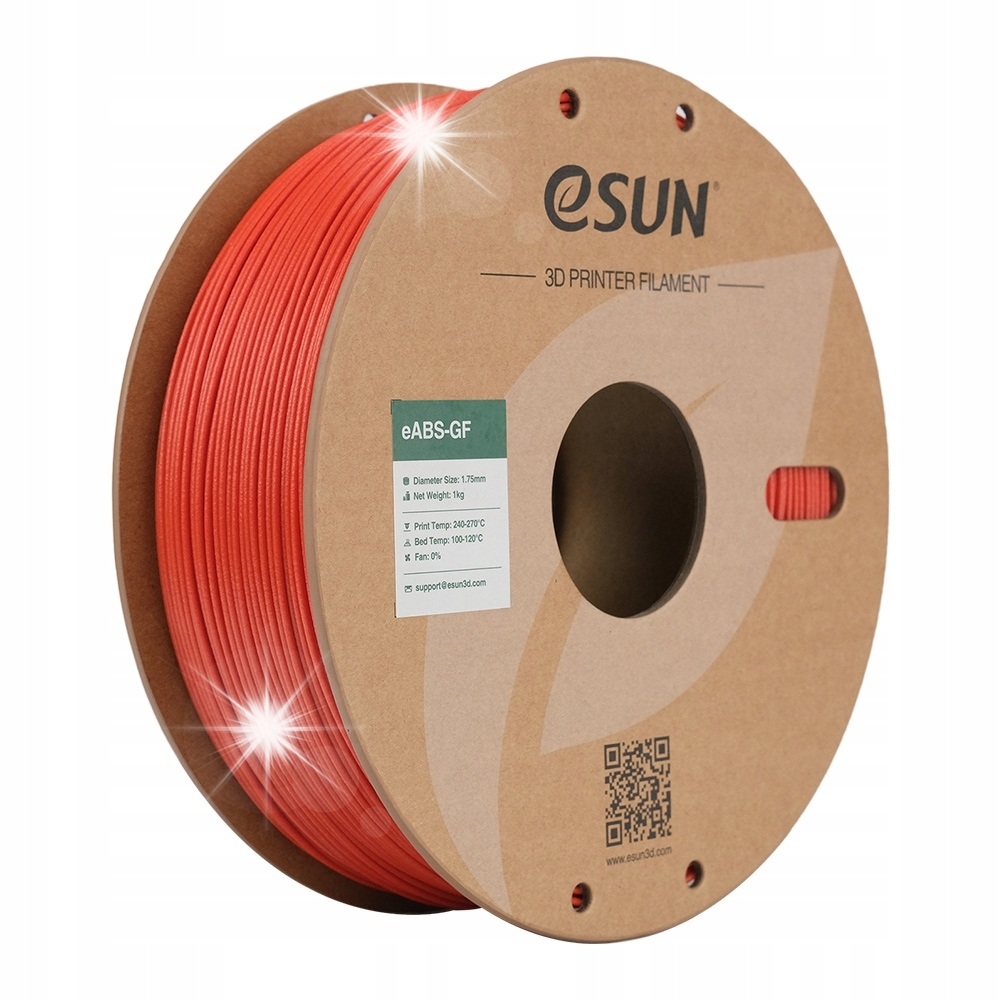 Filament eSUN ABS Czerwony (RED)