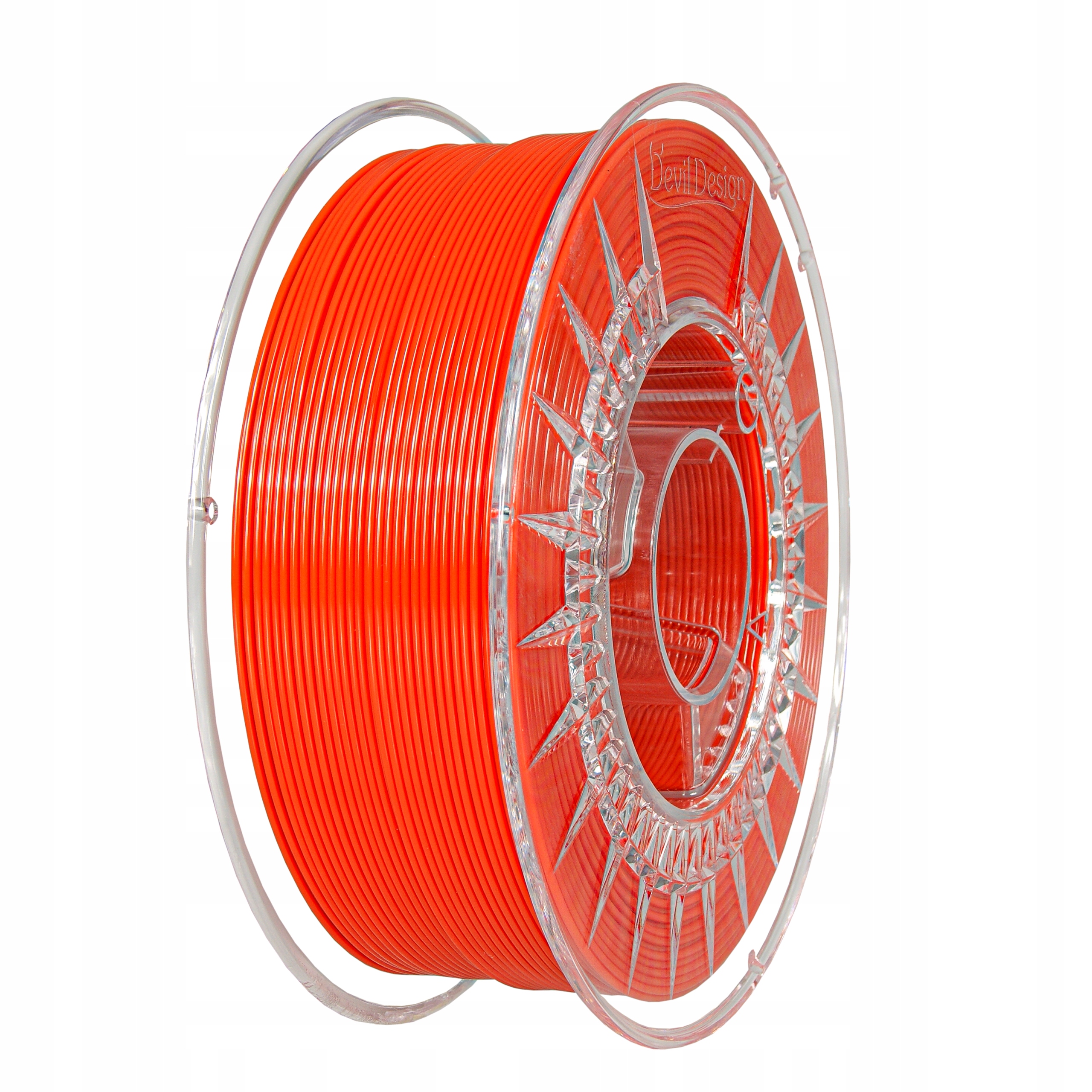 Filament DEVIL DESIGN PETG Pomarańczowy Przezroczysty (ORANGE TRANSPARENT)