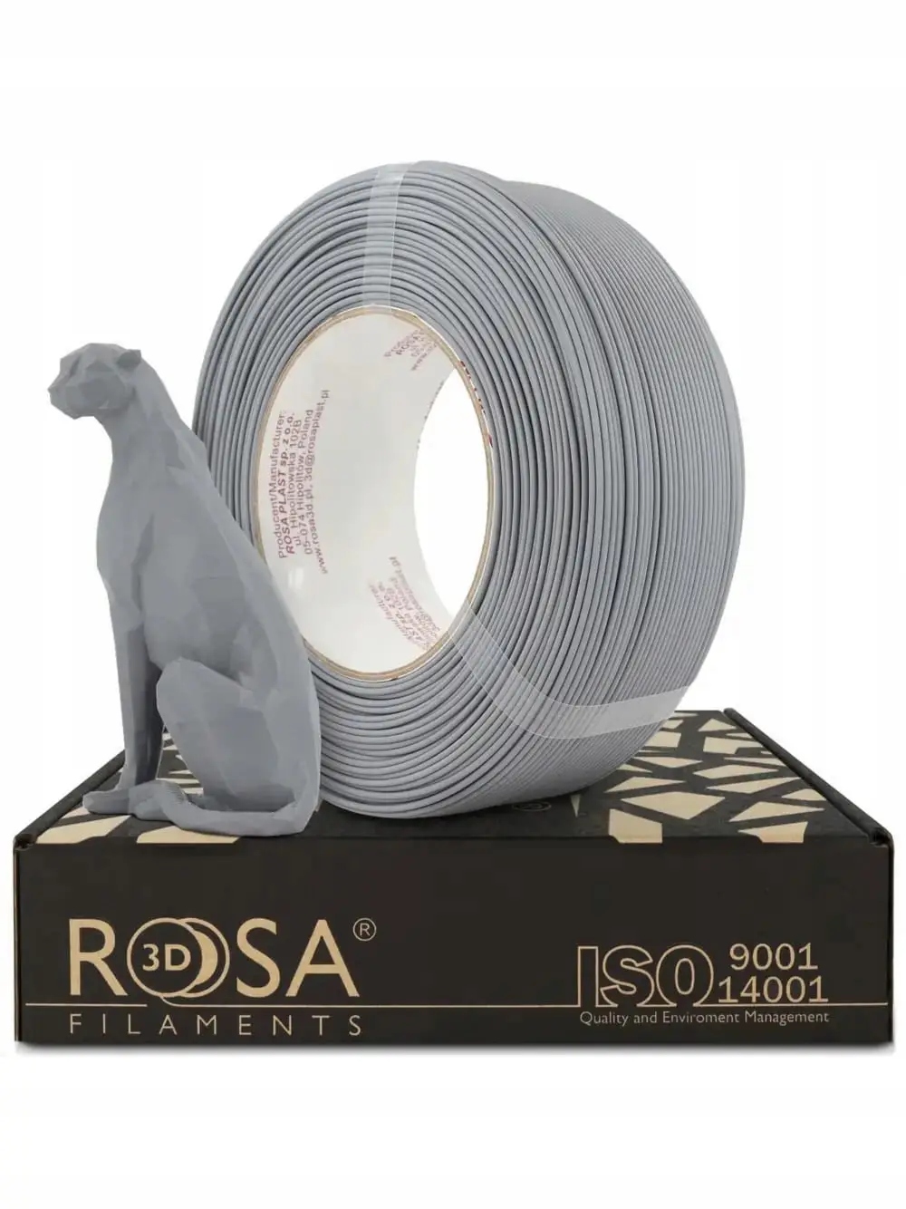 Filament ROSA 3D PLA Szary Matowy (GRAY MATTE)