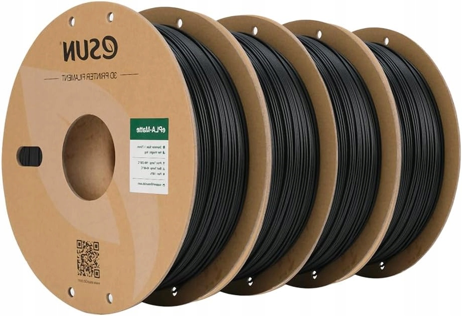 Filament eSUN PLA Czarny Matowy (BLACK MATTE)
