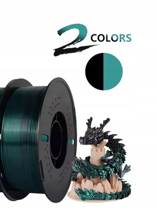 Filament null PLA High-Speed  Dwukolorowy (DUAL)