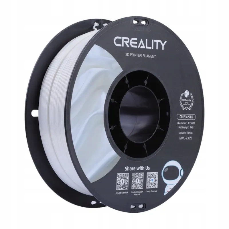 Filament Creality PLA Biały Jedwabny (WHITE SILK)