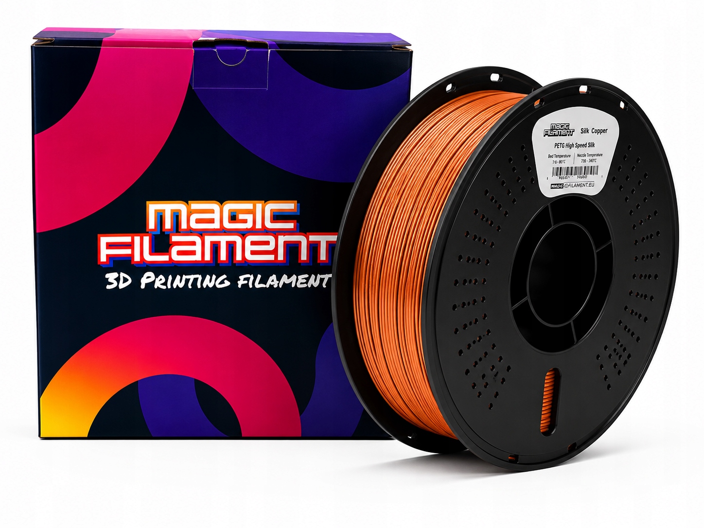 Filament Magic Filament PLA High-Speed Brązowy Jedwabny (BROWN SILK)