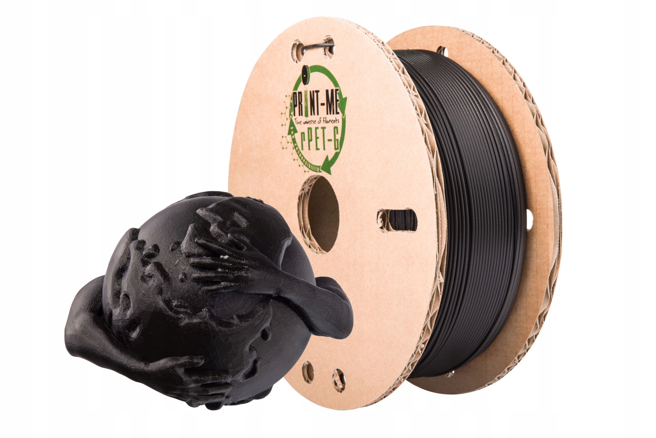 Filament Print me PETG Czarny (BLACK)