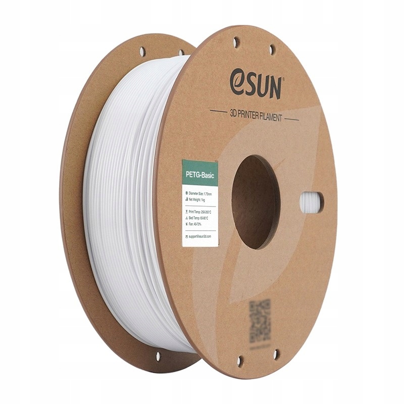 Filament eSUN PETG Biały (WHITE)