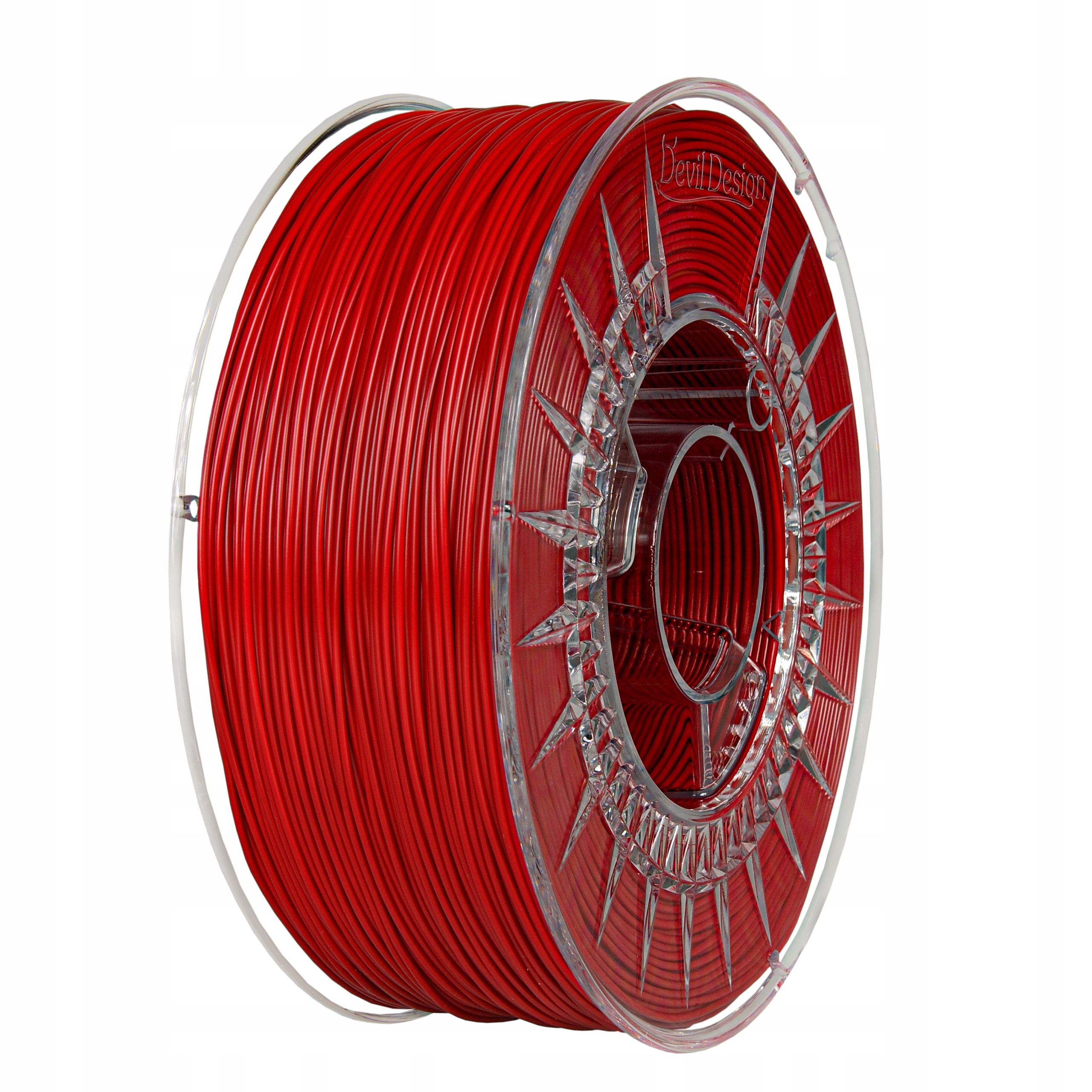 Filament DEVIL DESIGN ABS Plus Czerwony Przezroczysty (RED TRANSPARENT)