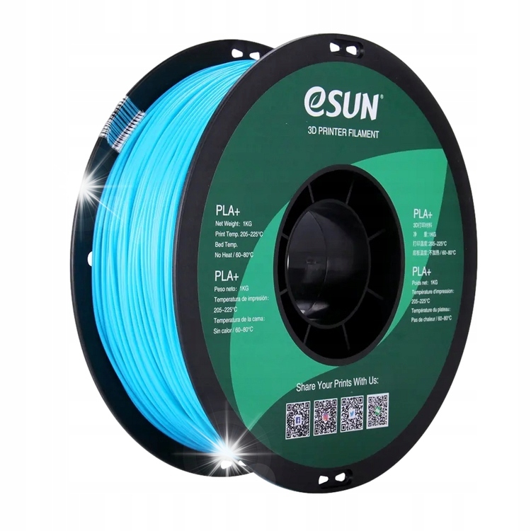 Filament eSUN PLA Plus Niebieski (BLUE)