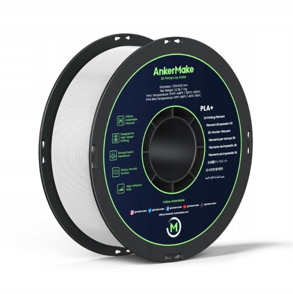 Filament Anker PLA Plus Niebieski (BLUE)