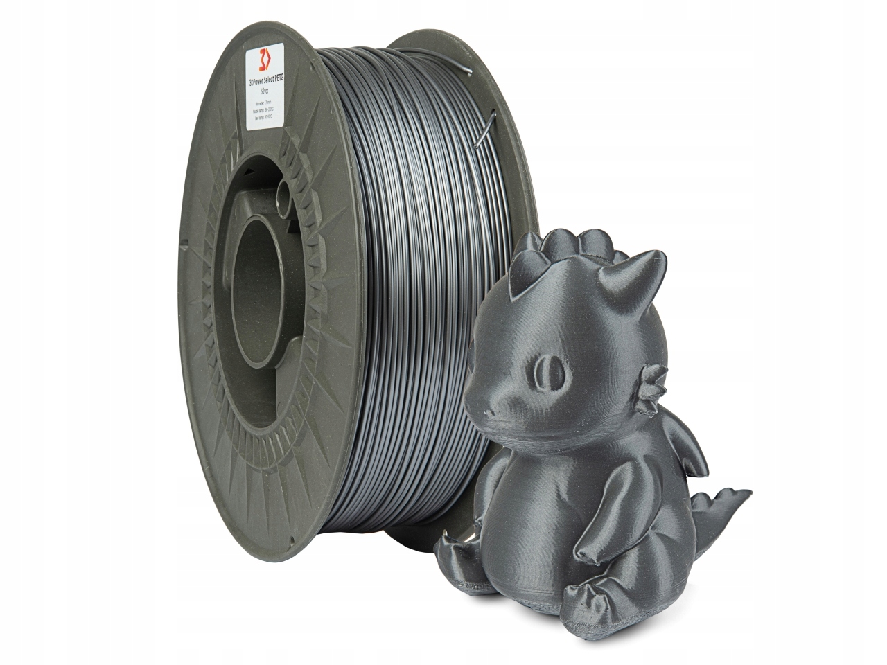 Filament 3DPower PETG Srebrny (SILVER)