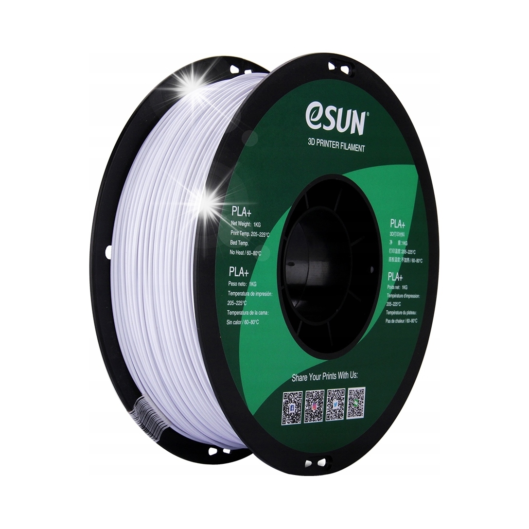 Filament eSUN PLA Plus Biały (WHITE)