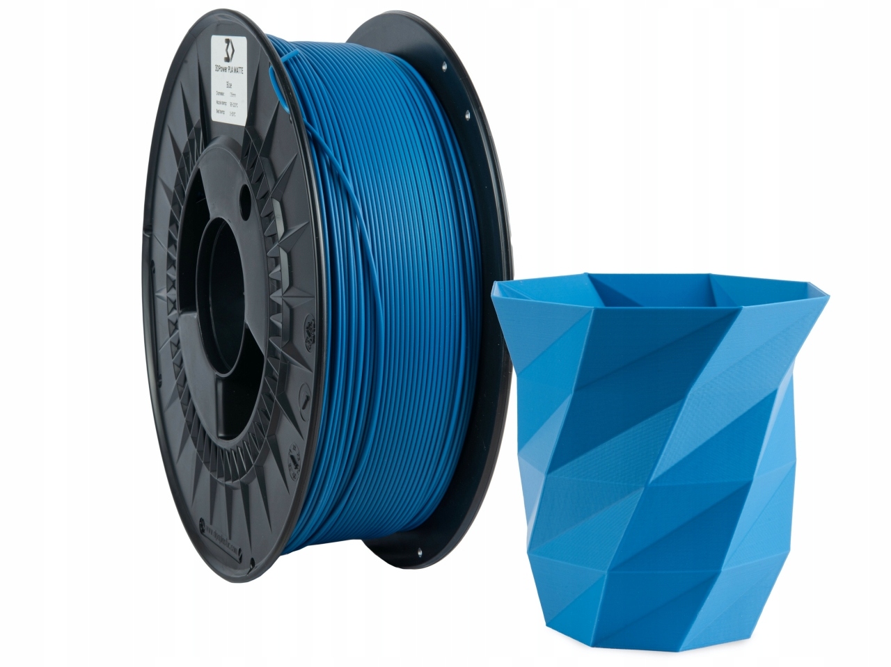 Filament 3DPower PLA Niebieski Matowy (BLUE MATTE)