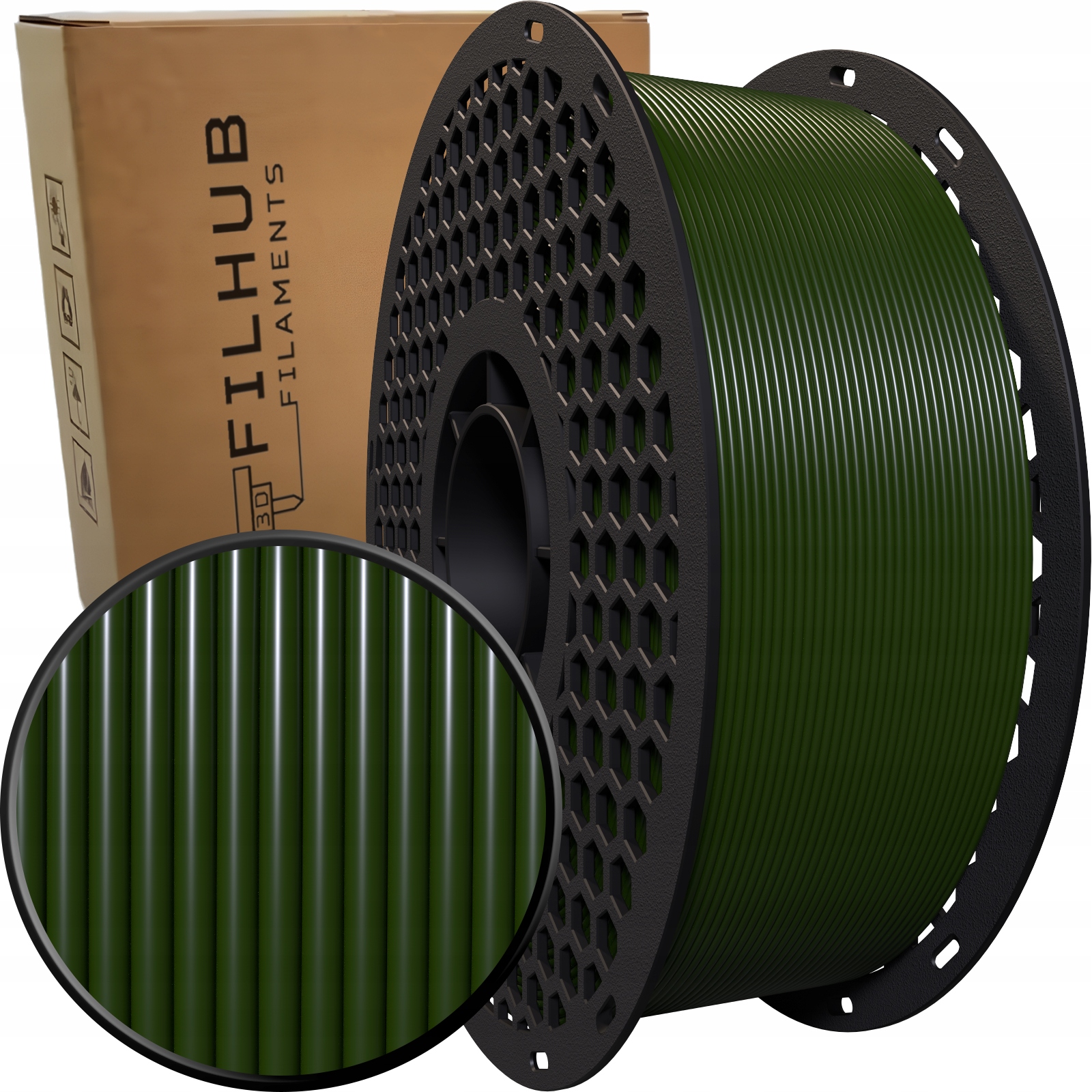 Filament FilHub PETG Zielony (GREEN)