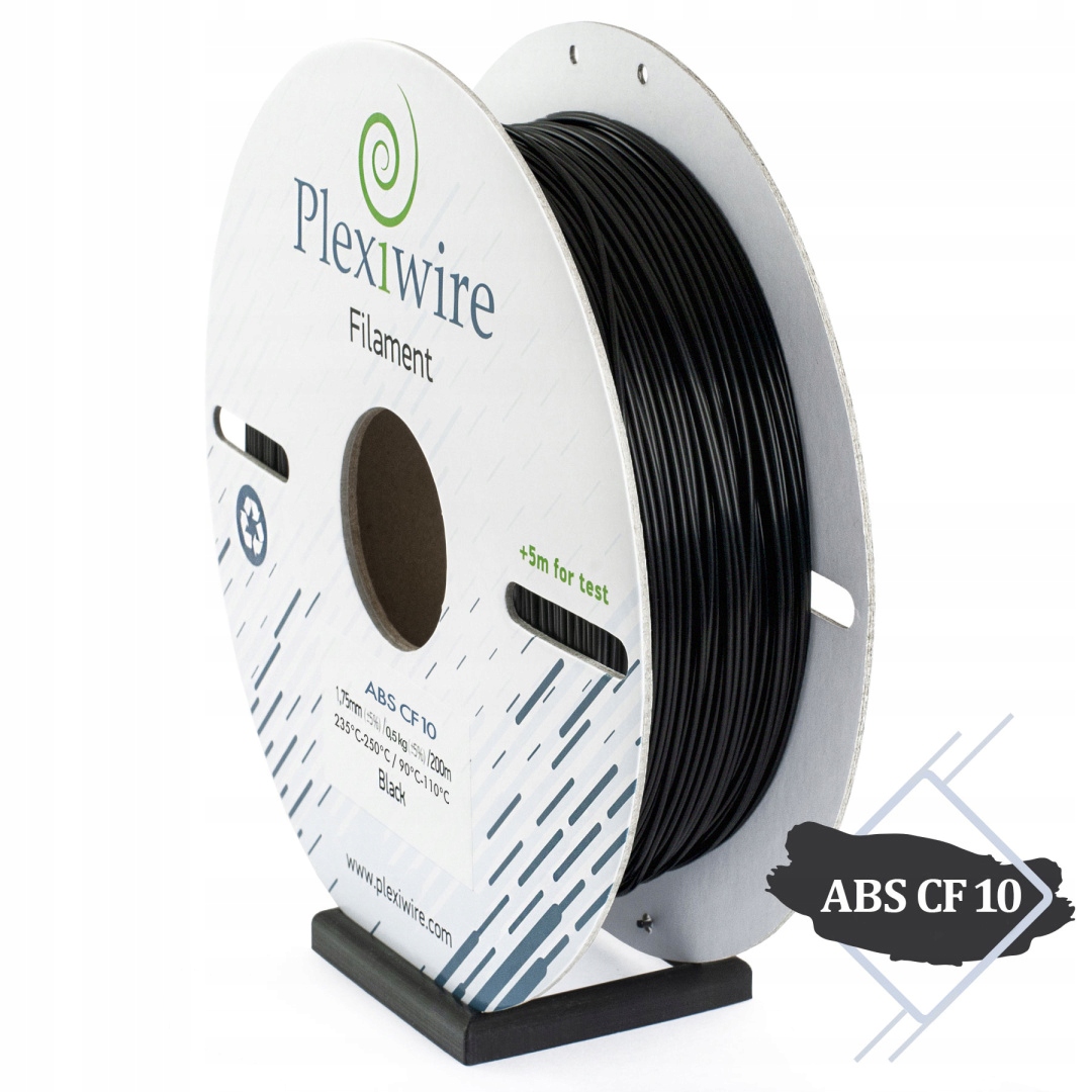 Filament Plexiwire ABS-CF Czarny (BLACK)