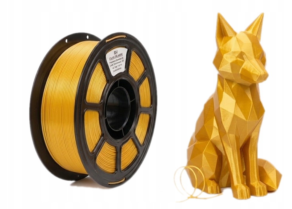 Filament KBR Games PLA Plus Złoty Jedwabny (GOLD SILK)