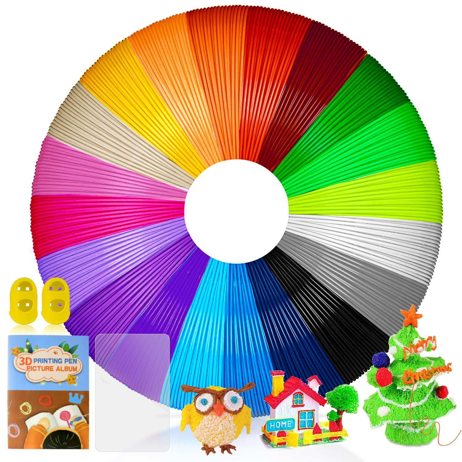Filament null PLA  Tęczowy (RAINBOW)