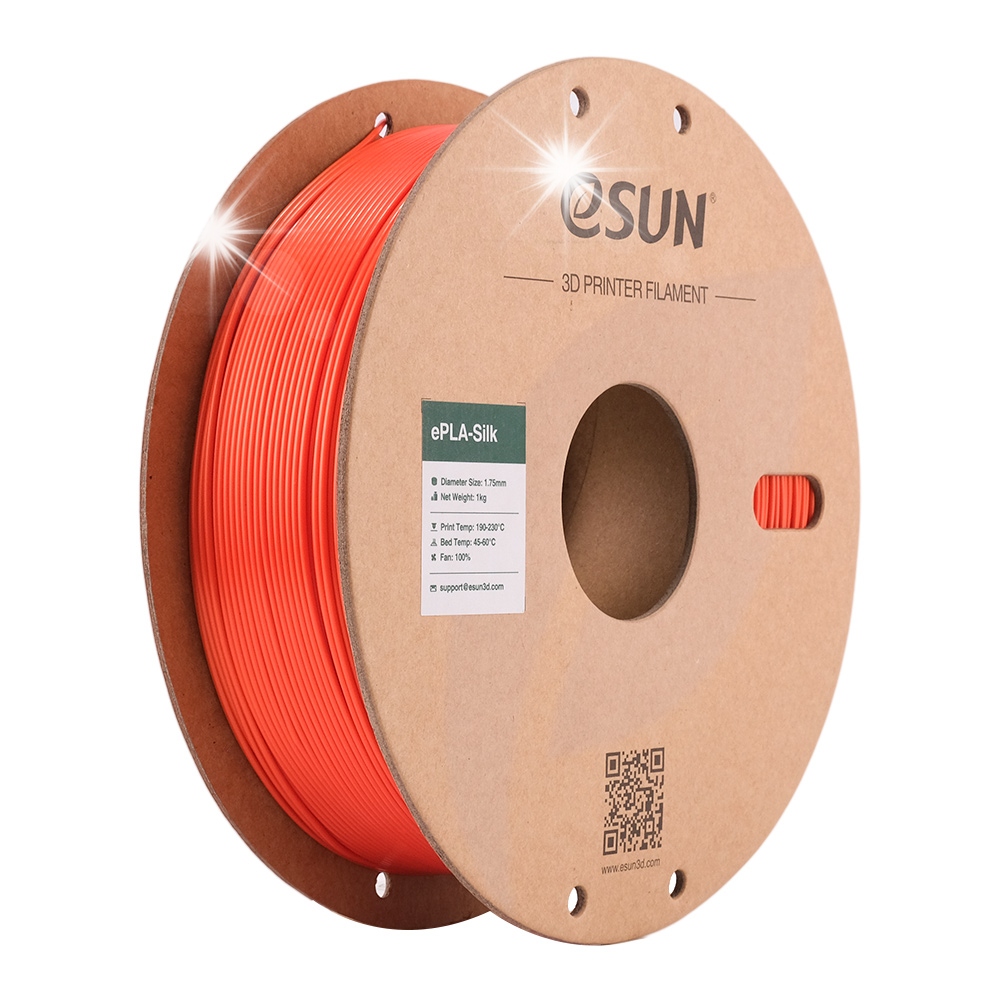 Filament eSUN PLA Czerwony Jedwabny (RED SILK)