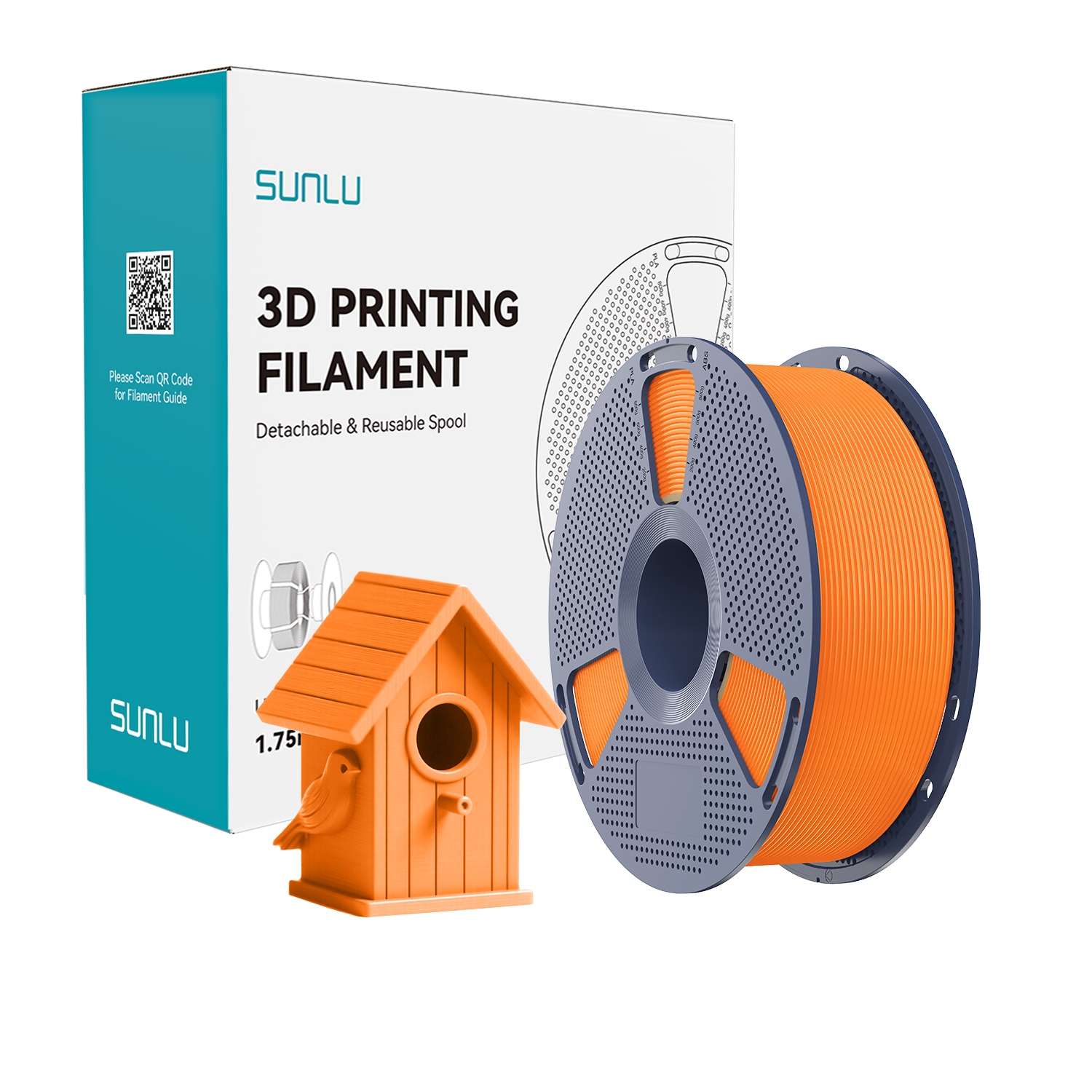 Filament SUNLU ASA Pomarańczowy (ORANGE)
