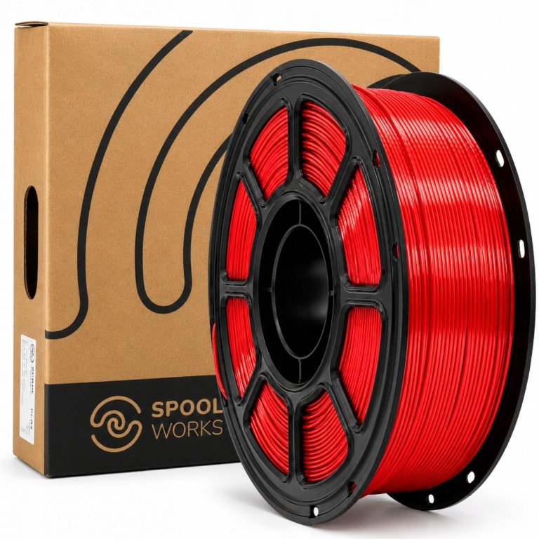 Filament SpoolWorks PLA-LW Czerwony Jedwabny (RED SILK)