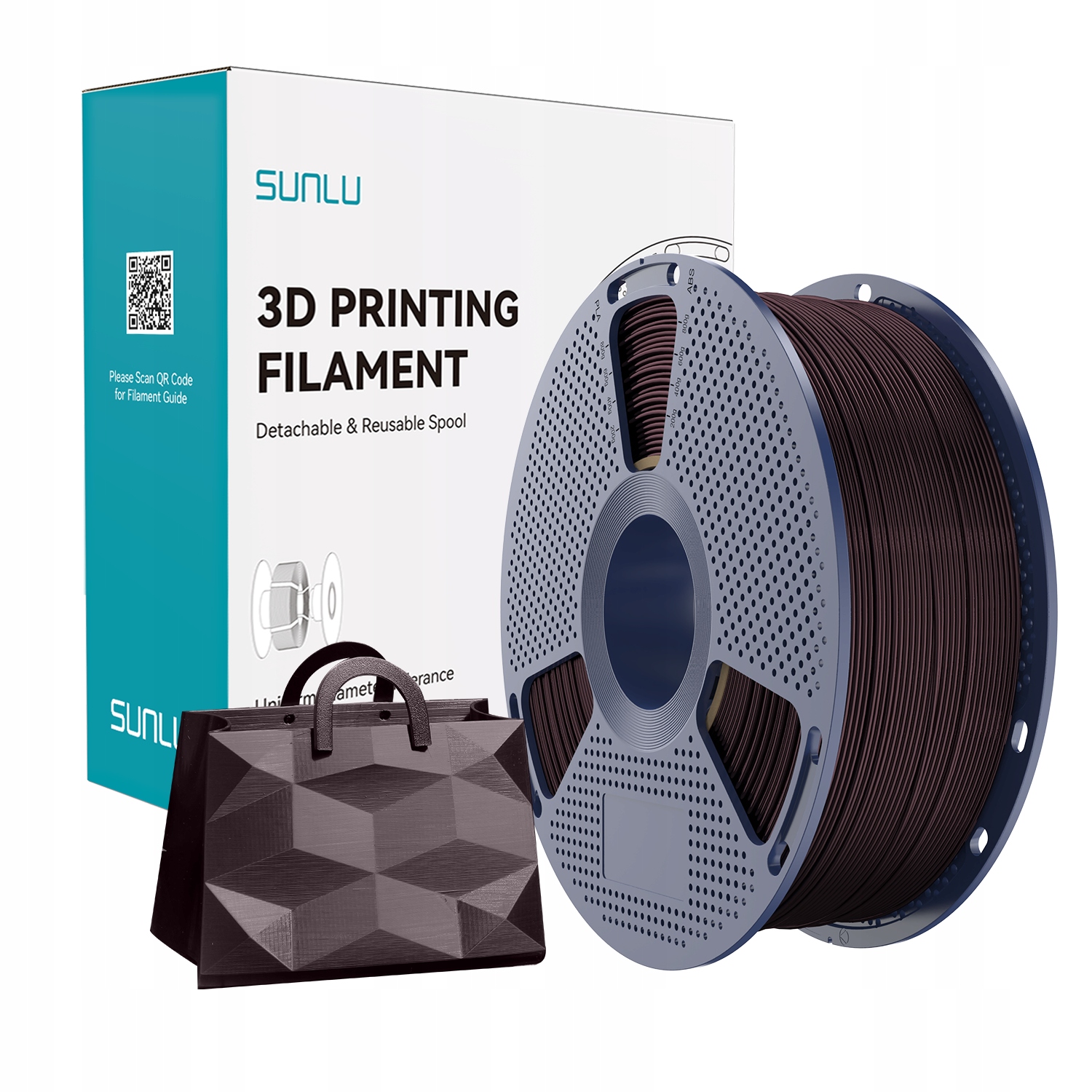 Filament SUNLU TPU Fioletowy Jedwabny (PURPLE SILK)