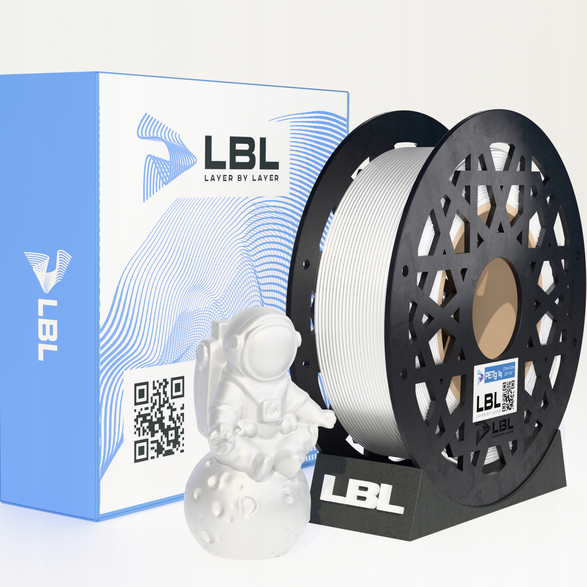 Filament null PETG Biały (WHITE)