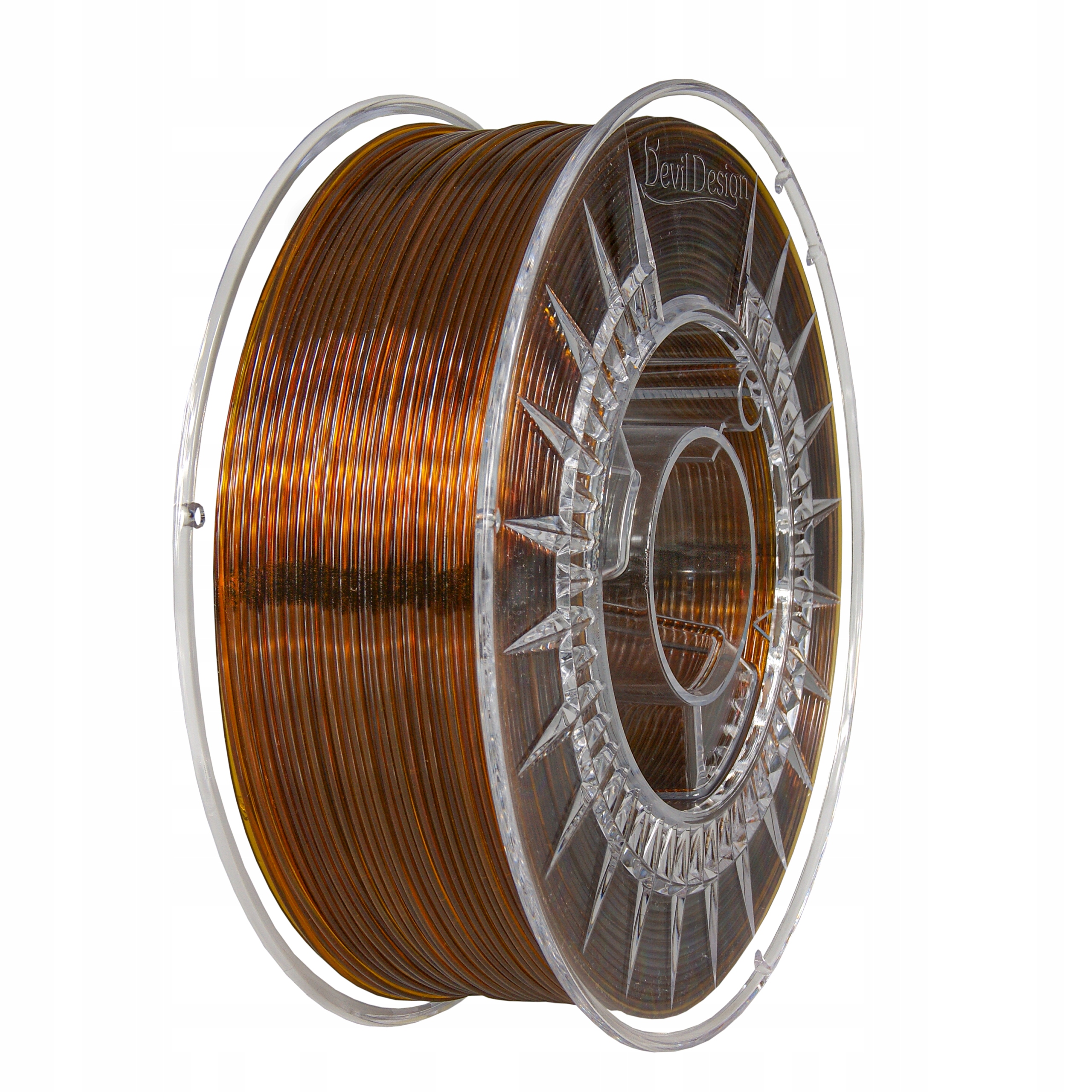 Filament DEVIL DESIGN PETG Brązowy Przezroczysty (BROWN TRANSPARENT)
