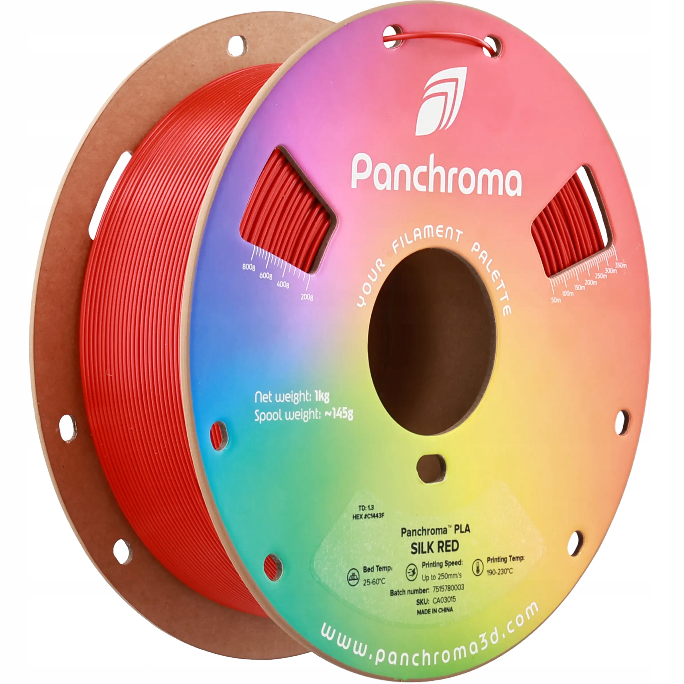 Filament Polymaker PLA Czerwony Jedwabny (RED SILK)