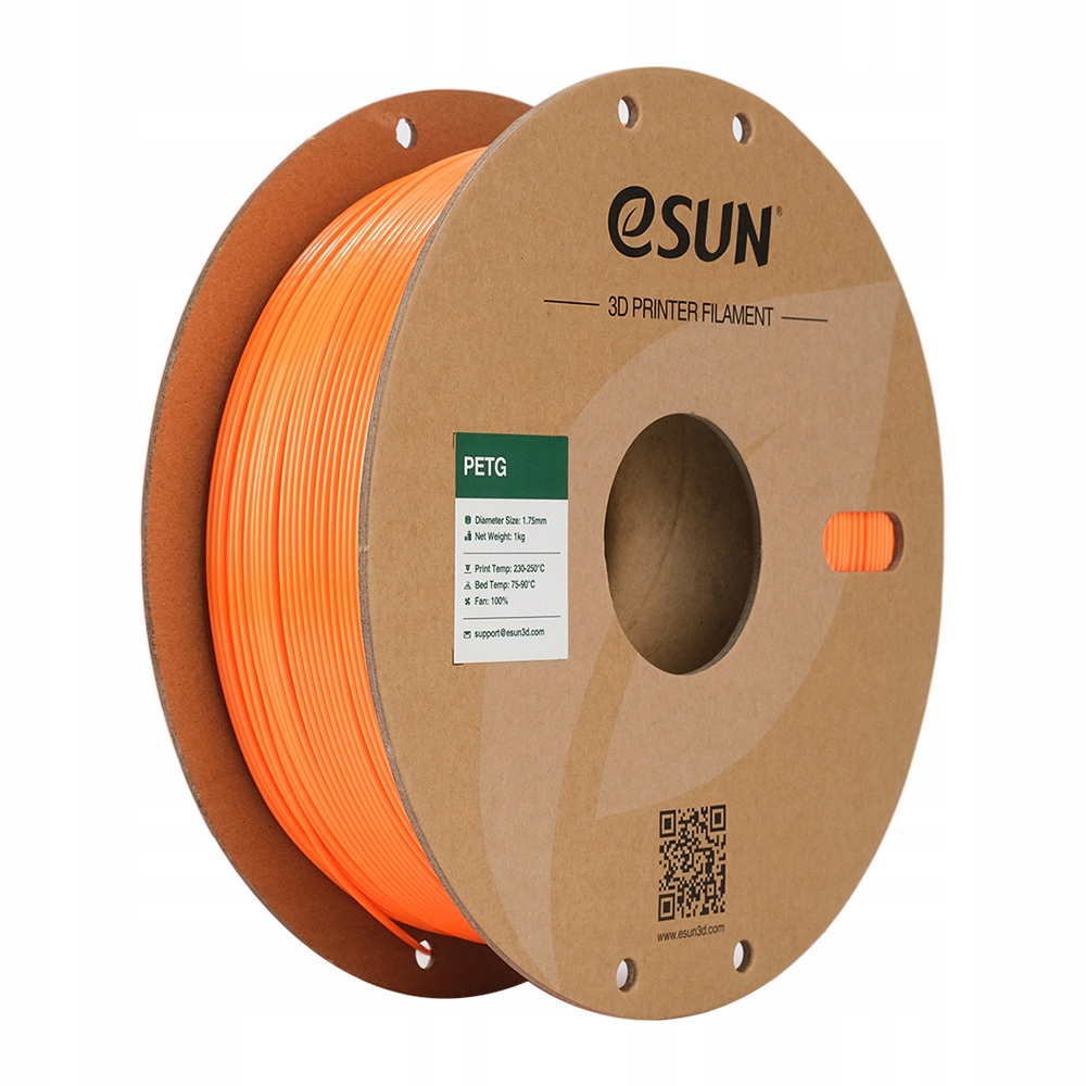 Filament eSUN PETG High-Speed Pomarańczowy Przezroczysty (ORANGE TRANSPARENT)