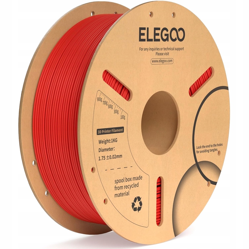 Filament Elegoo PLA Czerwony (RED)