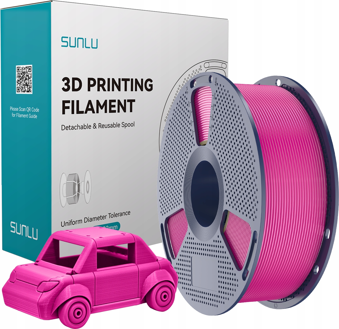Filament SUNLU PETG Fioletowy (PURPLE)
