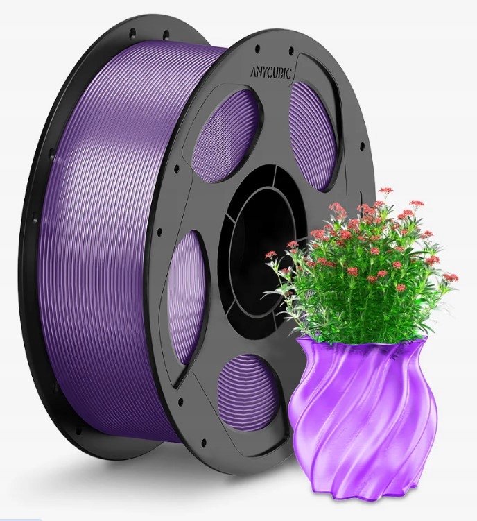 Filament ANYCUBIC PETG Fioletowy Przezroczysty (PURPLE TRANSPARENT)