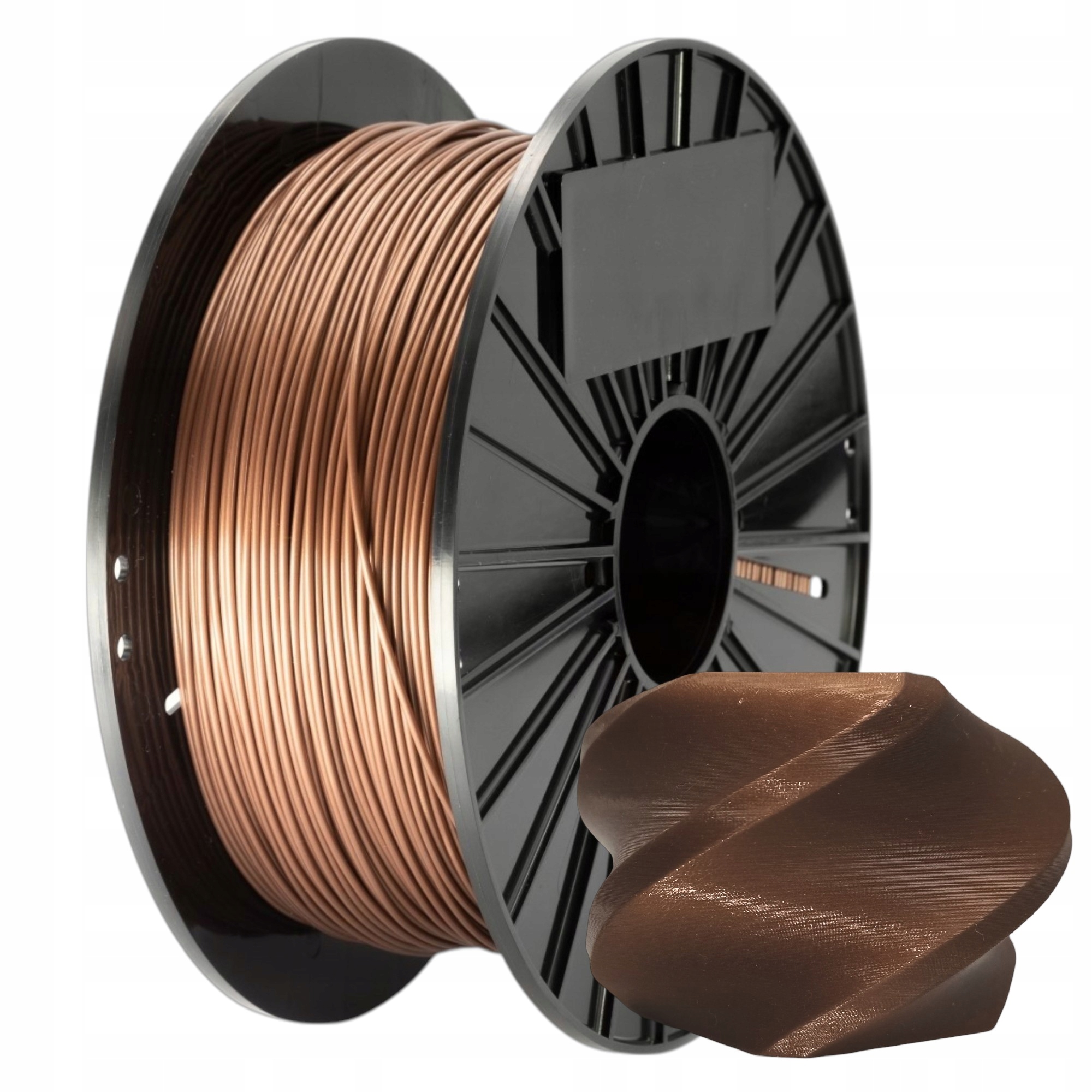 Filament F3D PLA Brązowy Przezroczysty (BROWN TRANSPARENT)