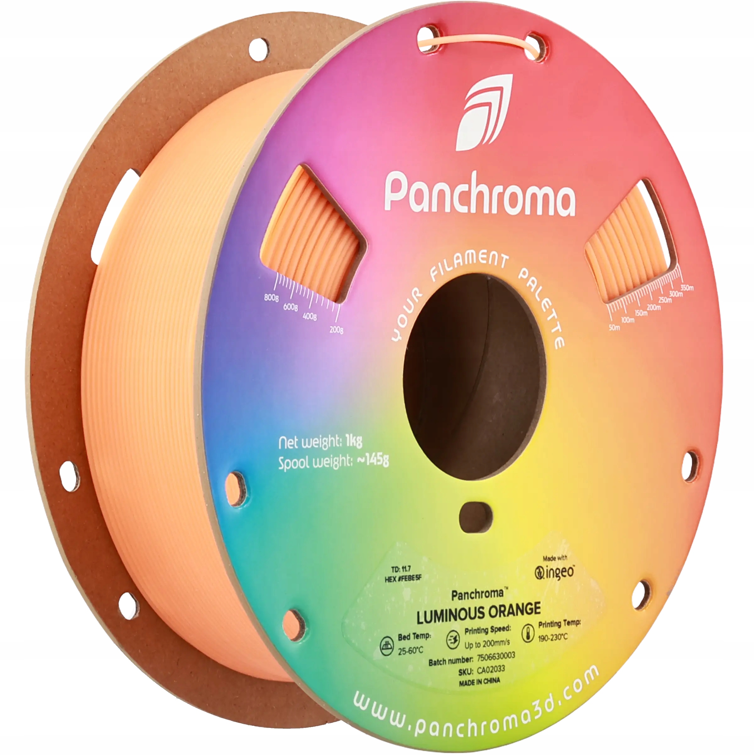 Filament Polymaker PLA Pomarańczowy (ORANGE)