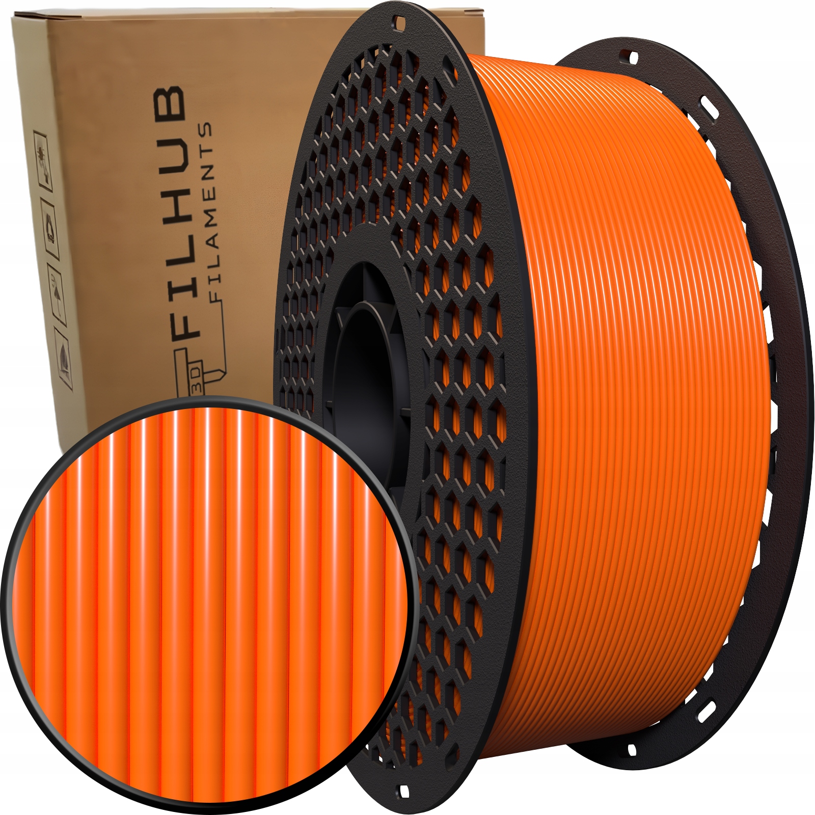 Filament FilHub PETG Pomarańczowy (ORANGE)