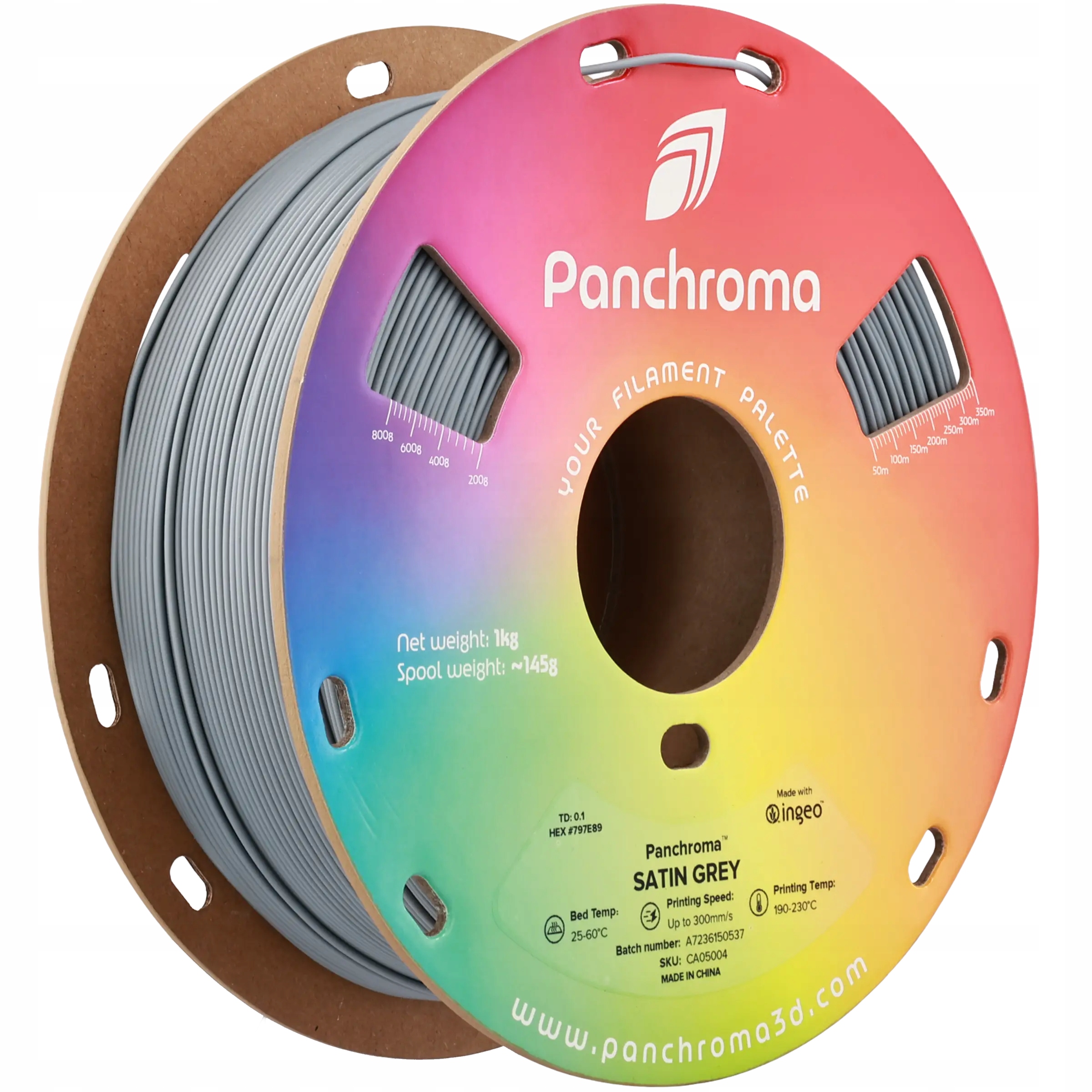 Filament Polymaker PLA Szary (GRAY)