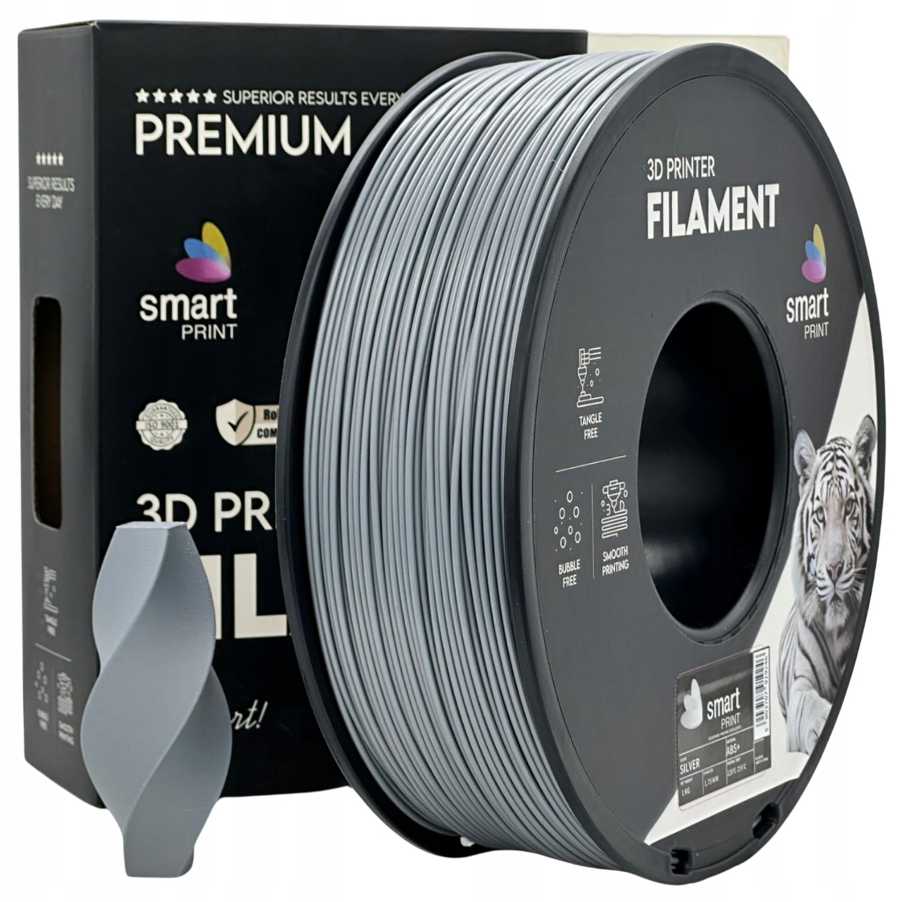 Filament Imagine ABS Plus Srebrny (SILVER)