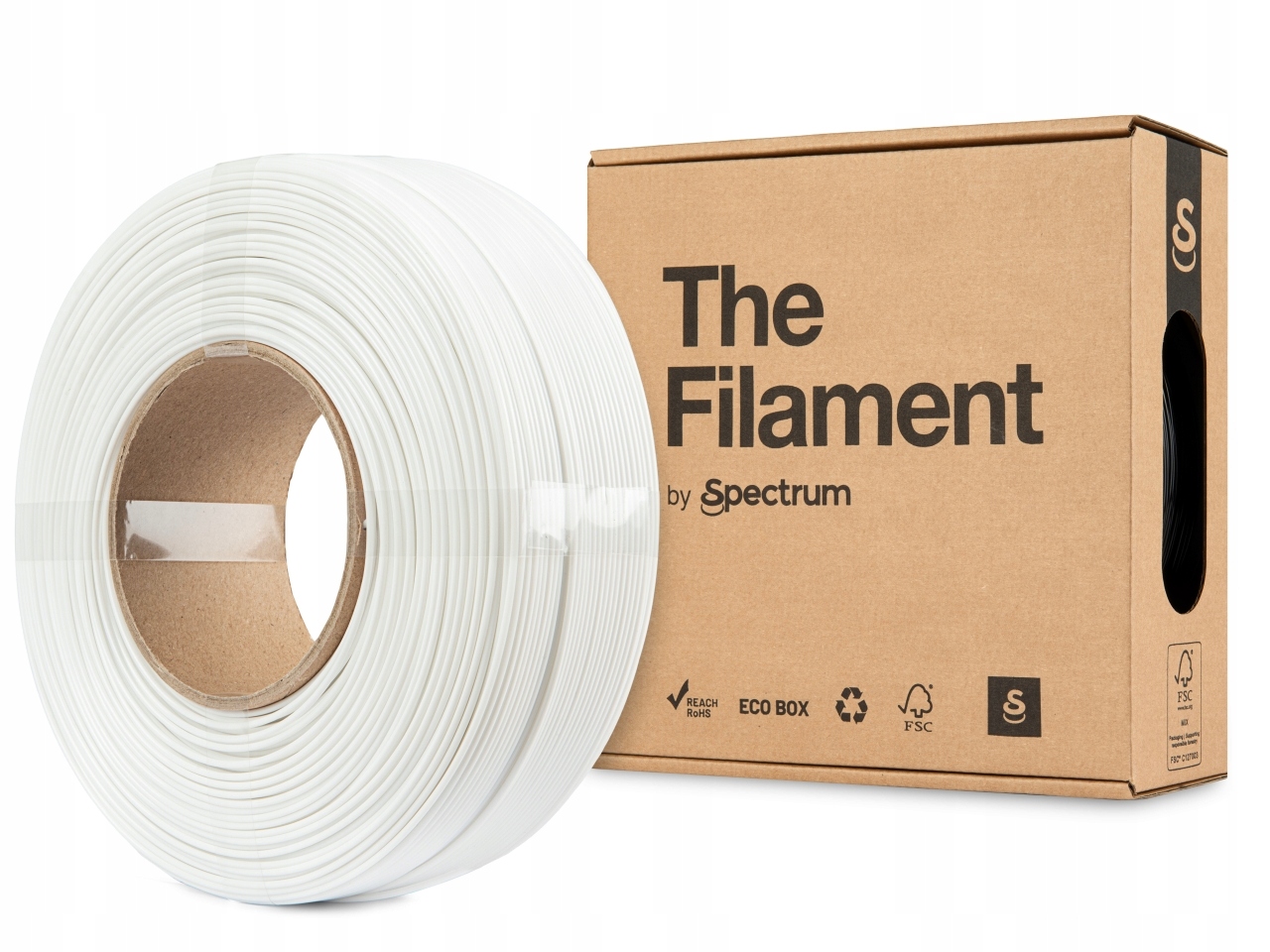 Filament Spectrum PETG Biały (WHITE)