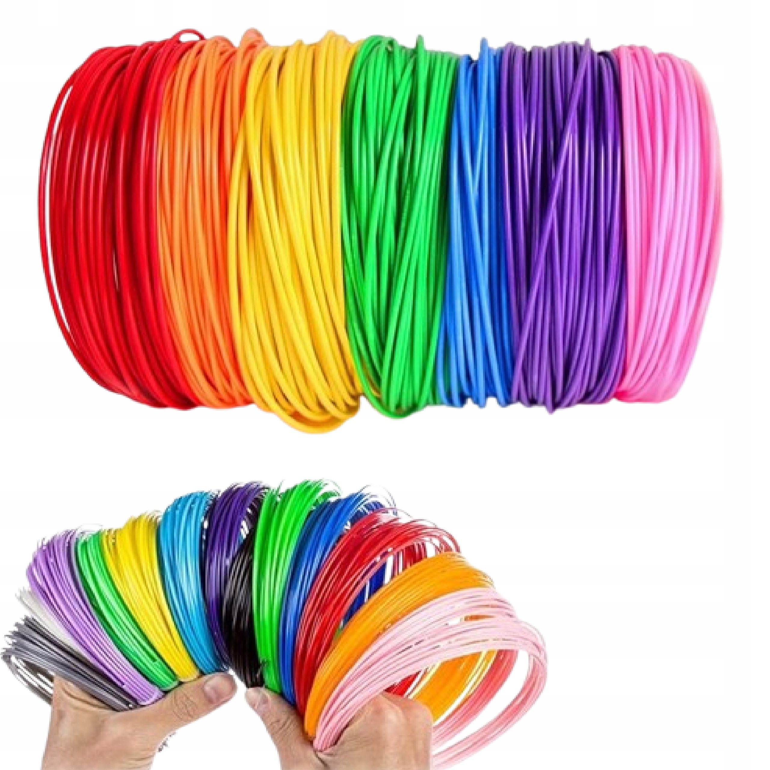 Filament null PLA  Tęczowy (RAINBOW)