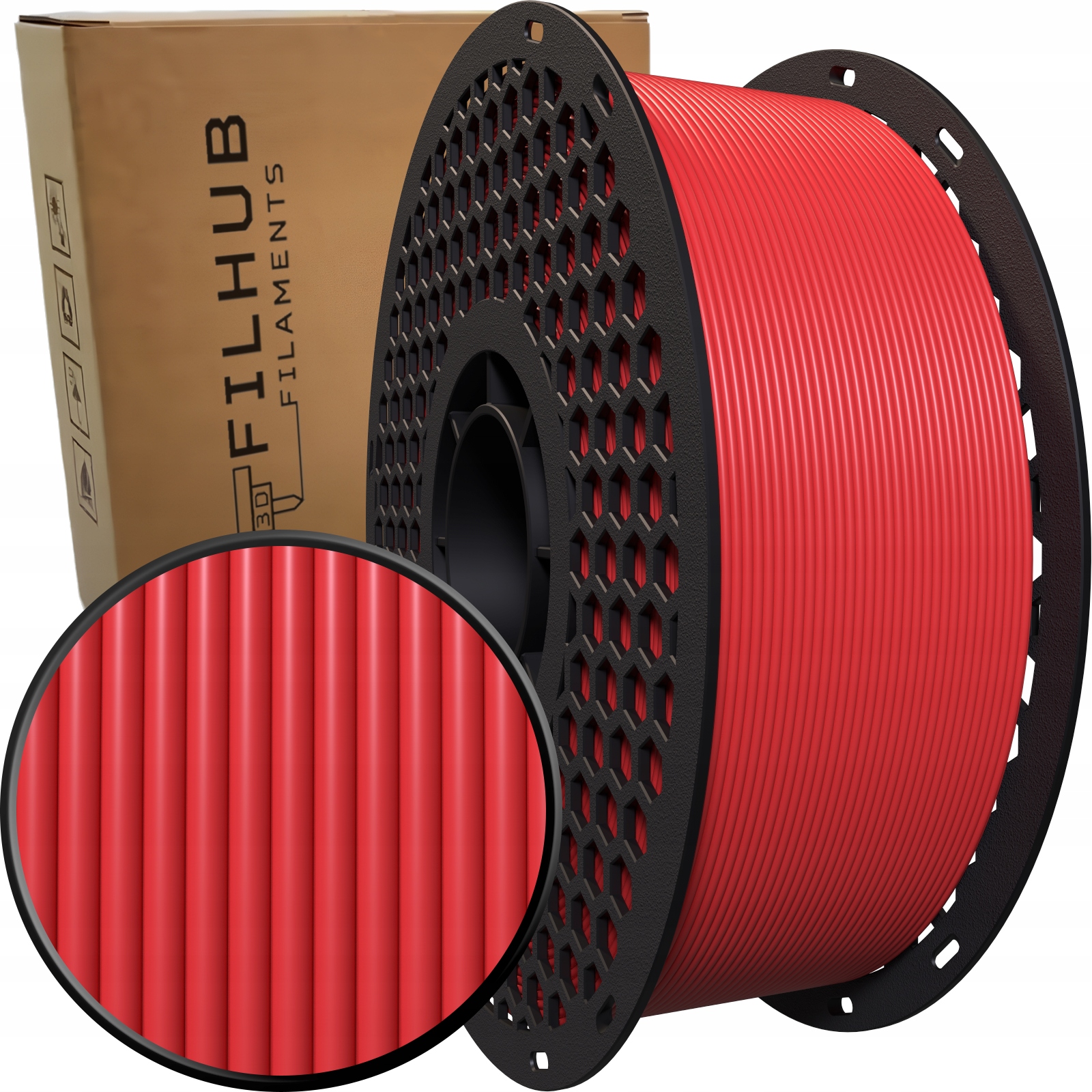 Filament FilHub ABS Czerwony (RED)