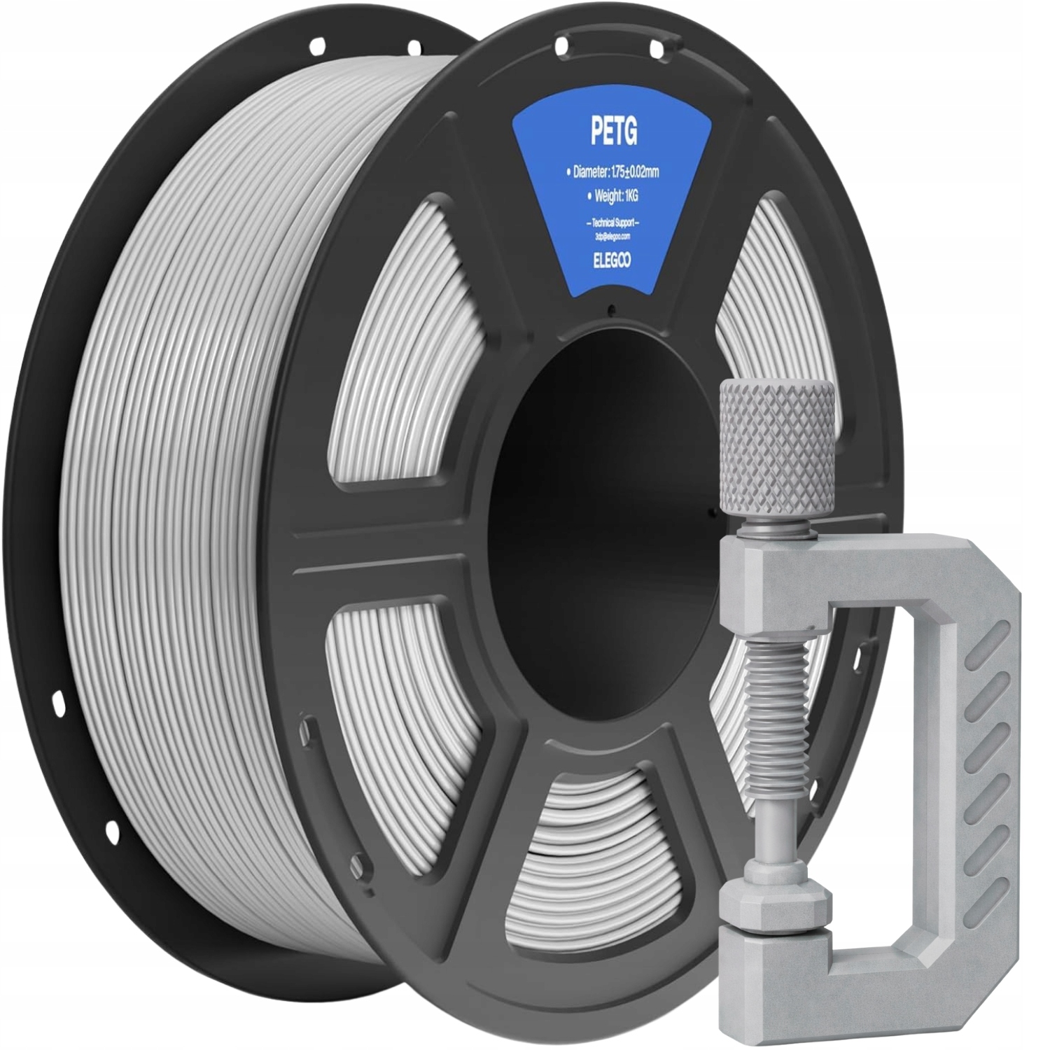 Filament Elegoo PETG Szary (GRAY)