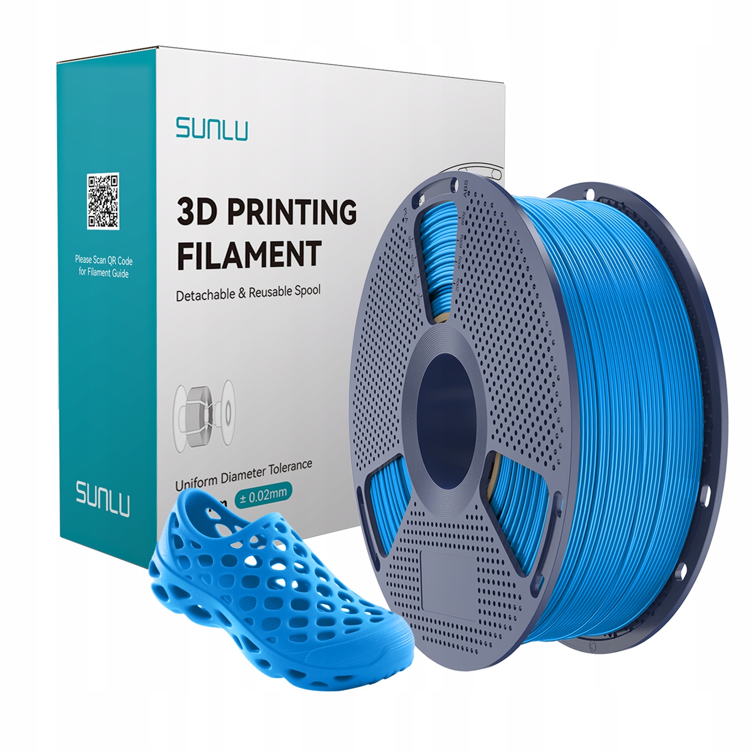 Filament SUNLU TPU Niebieski (BLUE)