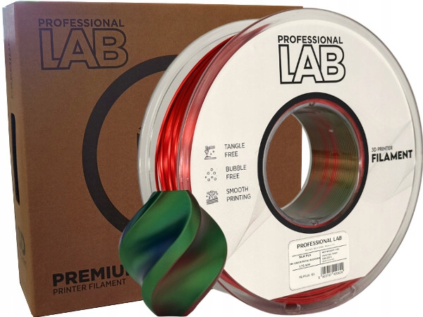 Filament Quantum PLA Plus  Tęczowy Jedwabny (RAINBOW SILK)