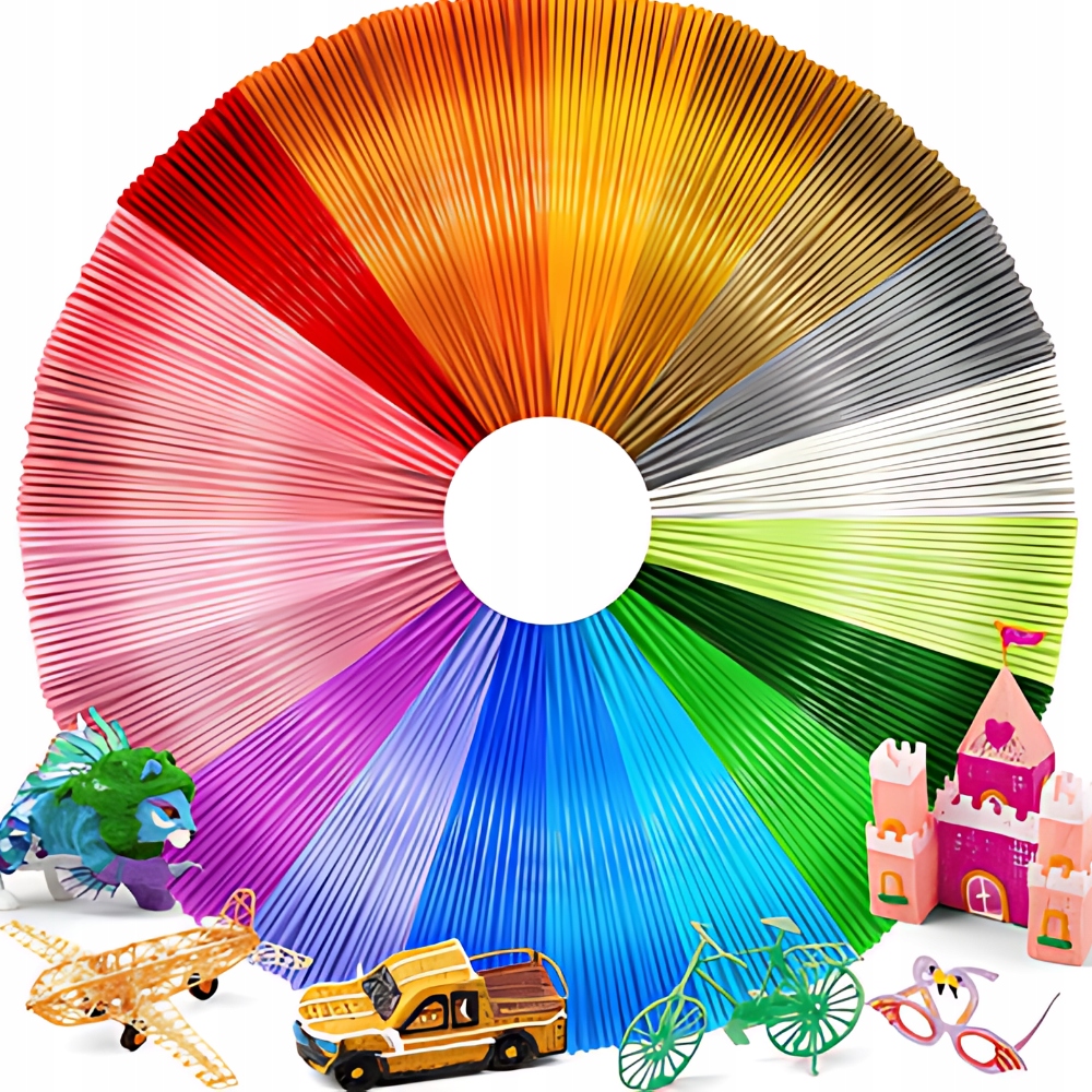 Filament 3DActive PLA  Tęczowy (RAINBOW)