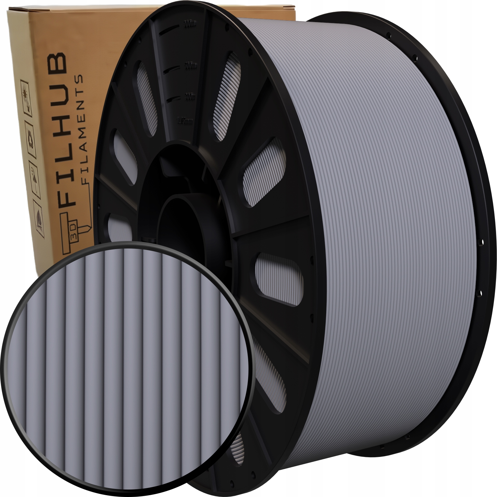 Filament null PETG High-Speed Szary Matowy (GRAY MATTE)