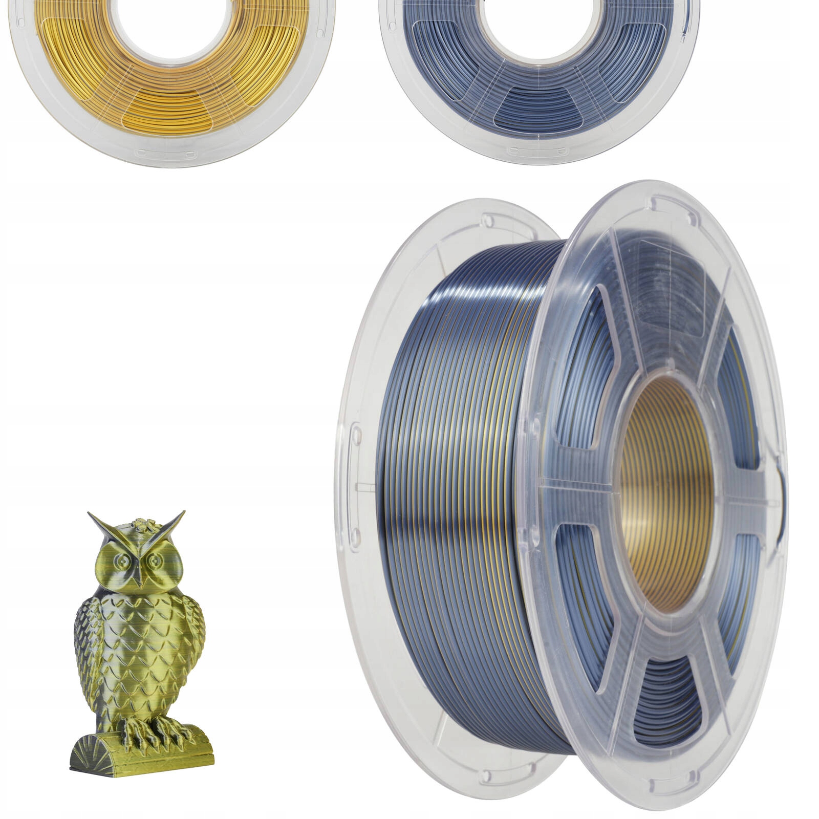 Filament SUNLU PLA Plus  Dwukolorowy Jedwabny (DUAL SILK)