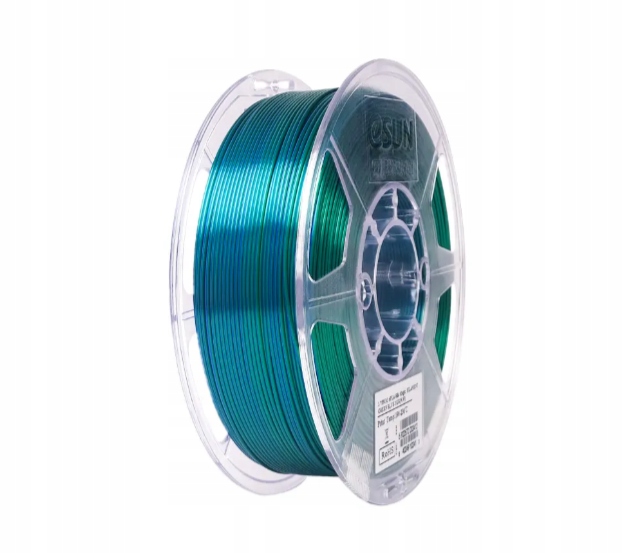 Filament eSUN PLA Zielony Jedwabny (GREEN SILK)
