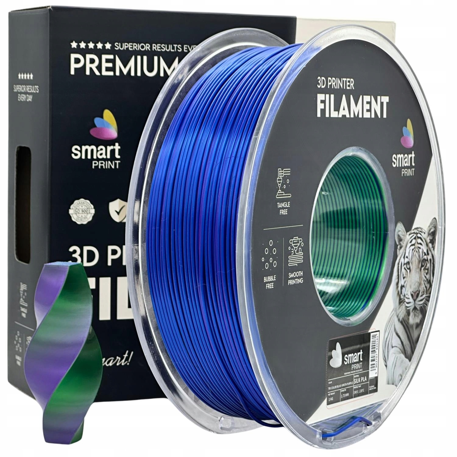 Filament Imagine PLA Plus  Trójkolorowy Jedwabny (TRIPLE SILK)