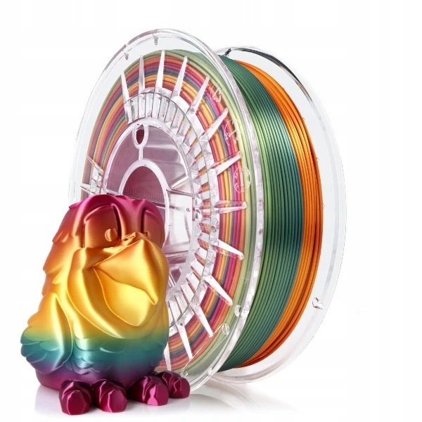 Filament ROSA 3D PLA  Tęczowy Jedwabny (RAINBOW SILK)