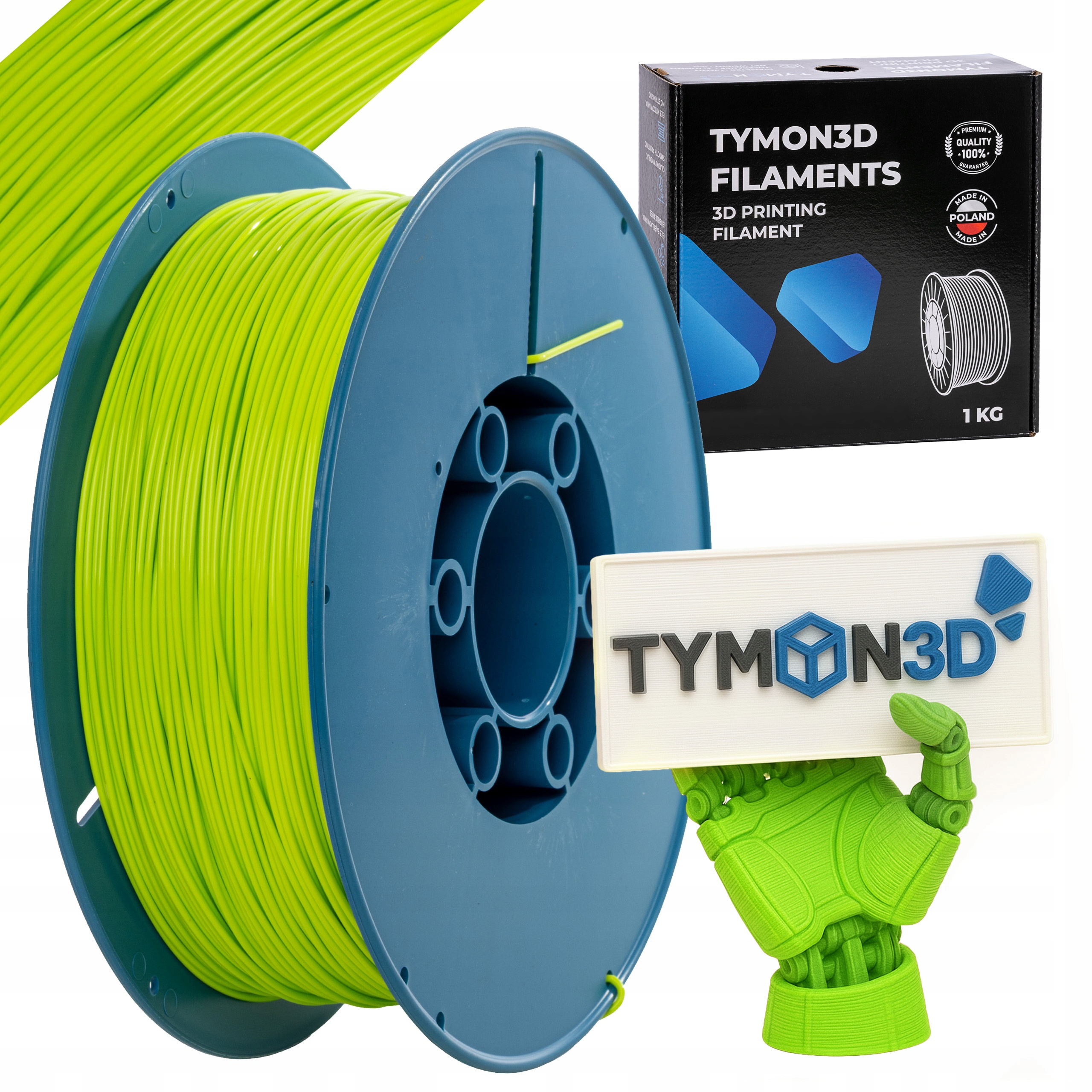 Filament Tymon3d PETG Zielony (GREEN)