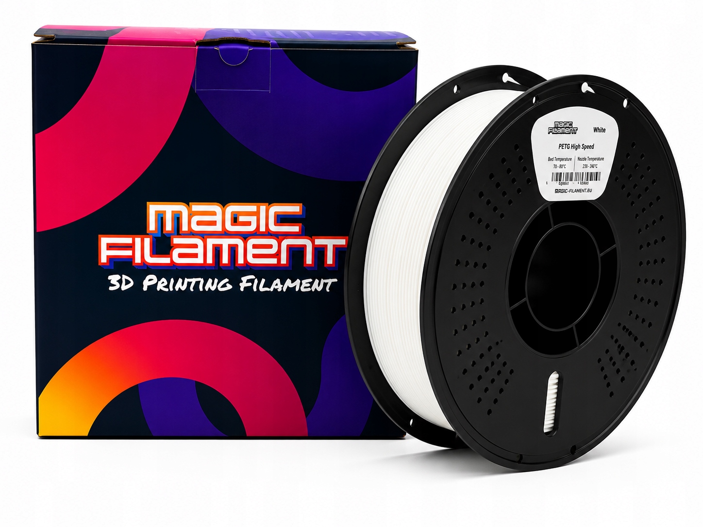 Filament Magic Filament PETG High-Speed Biały (WHITE)